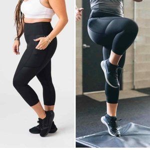 Zyia Black Pocket Light n Tight Hi-Rise 7/8 24"